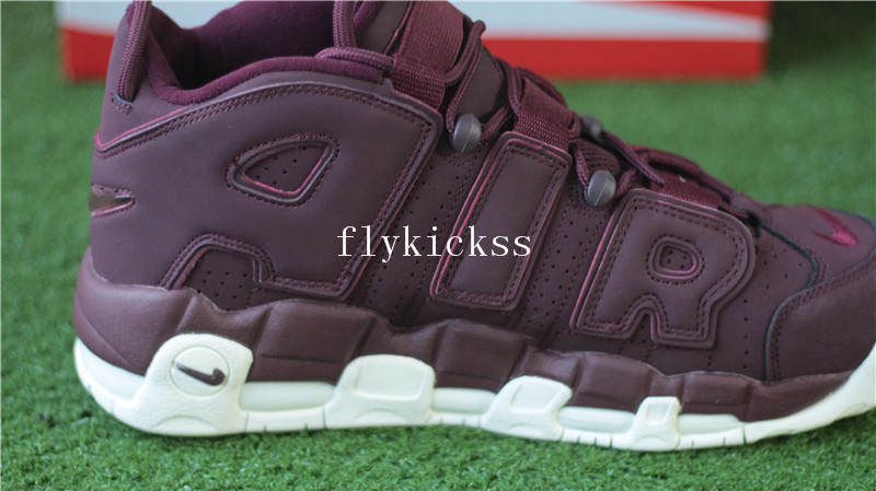 Nike Air More Uptempo Maroon Wine Red